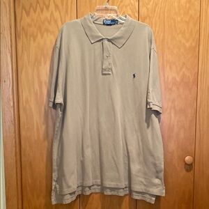 Polo by Ralph Lauren Men's Beige Polo Shirt
